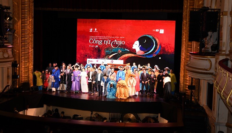 Những ấn tượng đặc biệt từ vở opera 'Công nữ Anio' kỷ niệm 50 năm quan hệ ngoại giao Việt Nam-Nhật Bản