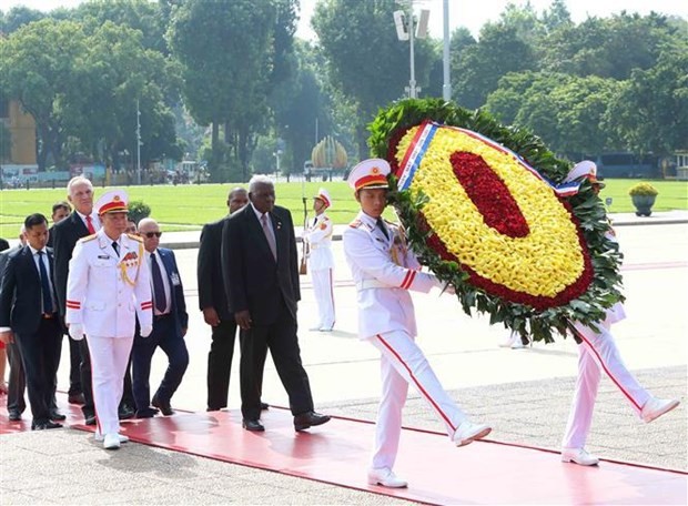 President Vo Van Thuong welcomes leader of National Assembly of People's Power of Cuba