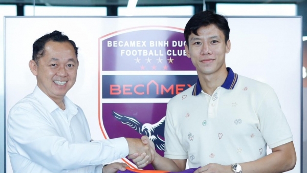 V-League 2023/2024: Quế Ngọc Hải chính thức ra mắt CLB Bình Dương