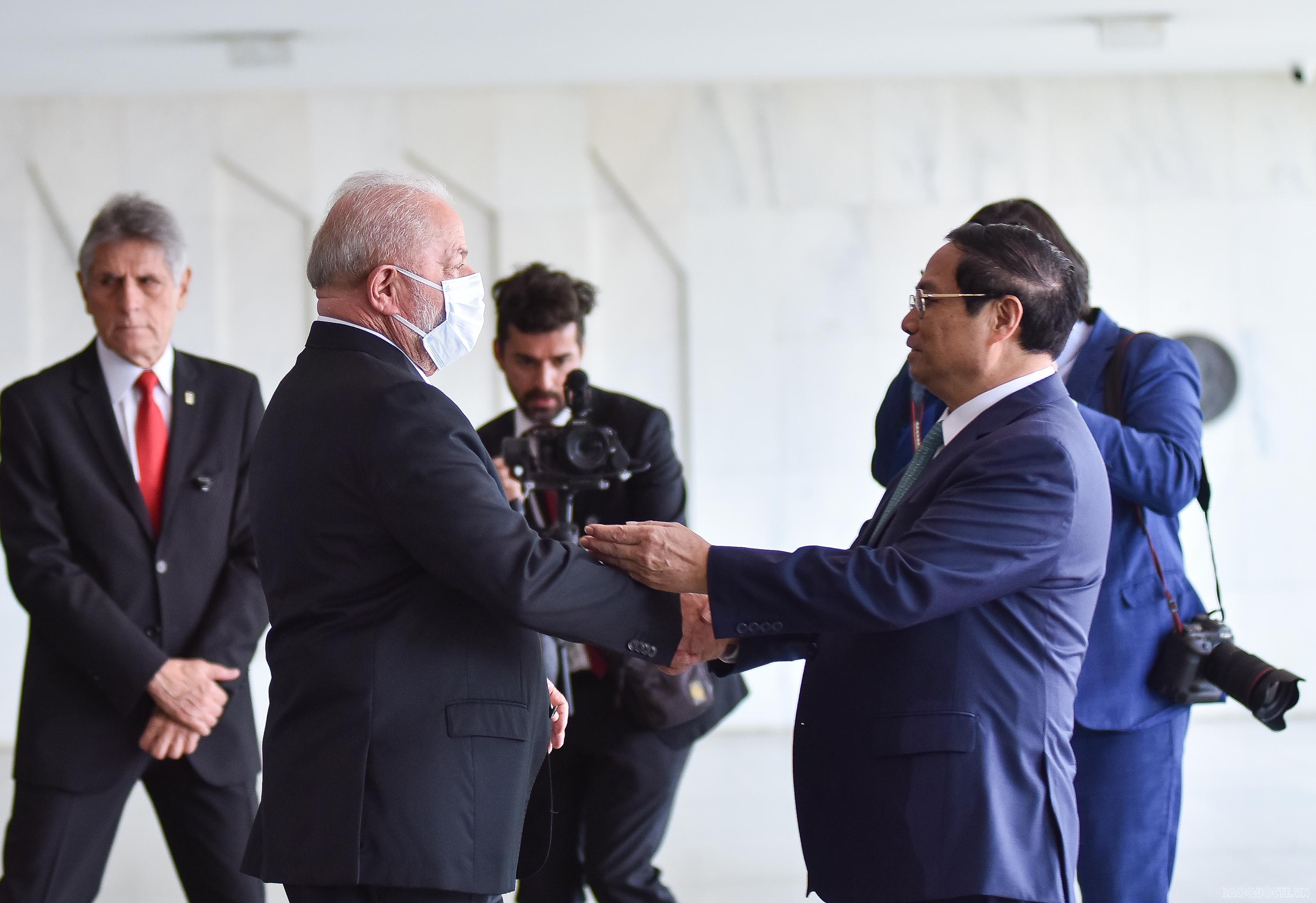 Tổng thống Brazil chủ trì lễ đón chính thức Thủ tướng Chính phủ Phạm Minh Chính