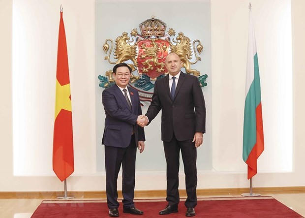 Bulgarian President Rumen Radev hosts NA Chairman Vuong Dinh Hue  in Sofia