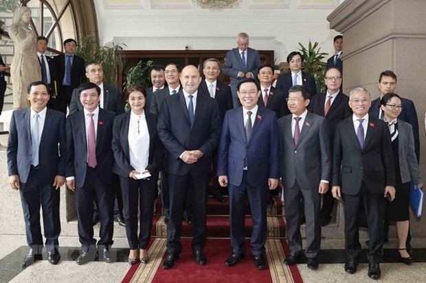 Bulgarian President Rumen Radev hosts NA Chairman Vuong Dinh Hue  in Sofia