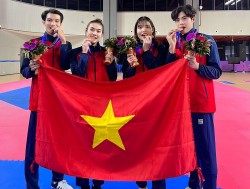 ASIAD 19: Chân dung nữ võ sĩ Phạm Ngọc Châm giành Huy chương đồng đội môn Taekwondo