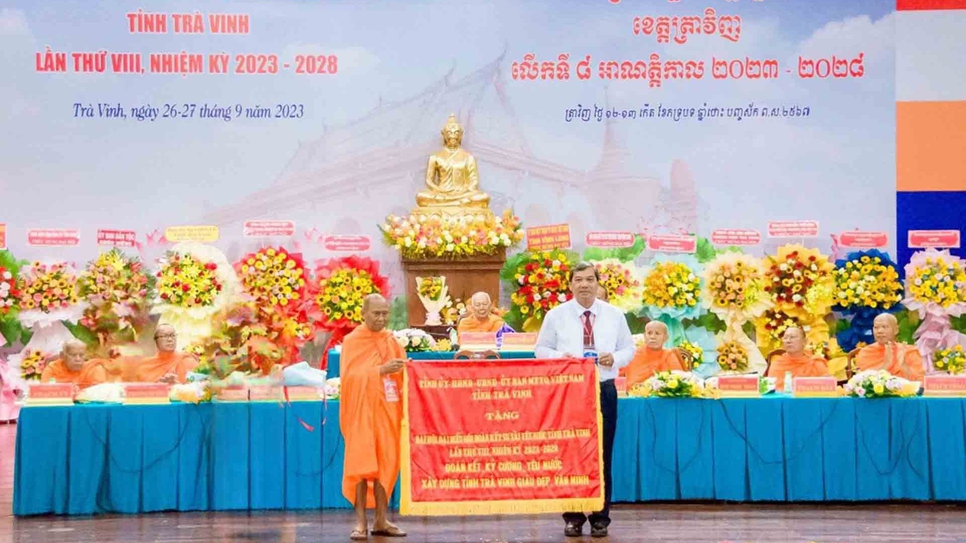 Hội Đoàn kết sư sãi yêu nước tỉnh Trà Vinh tổ chức Đại hội lần thứ VIII, nhiệm kỳ 2023-2028