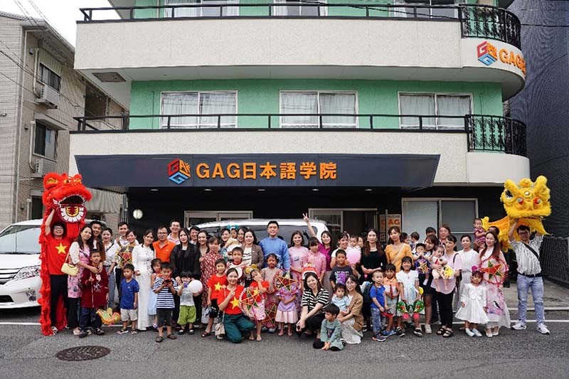Không khí đón Trung thu đoàn viên ấm cúng của cộng đồng người Việt Nam tại Fukuoka, Nhật Bản