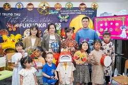 Tết Trung thu đoàn viên, ấm cúng của trẻ em người Việt ở Fukuoka, Nhật Bản
