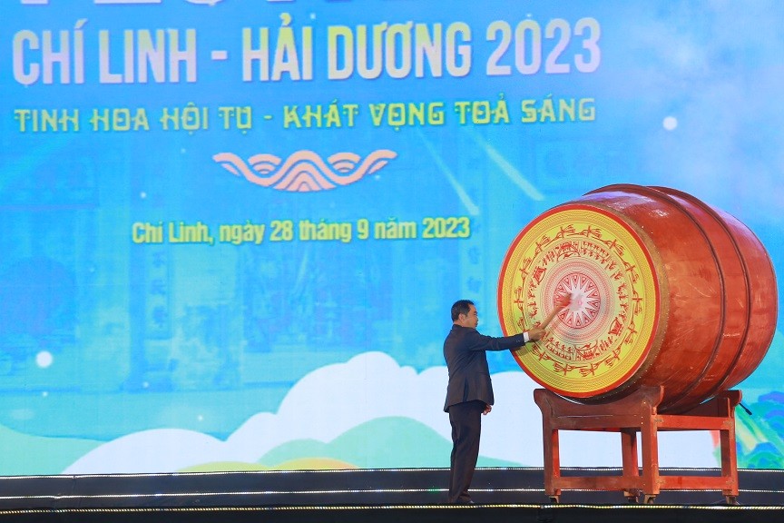 Khai mạc Festival Chí Linh-Hải Dương năm 2023 với chủ đề 'Tinh hoa hội tụ - Khát vọng tỏa sáng'