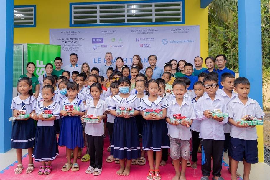 Khánh thành ngôi trường mới cho học sinh vùng sâu tại tỉnh Trà Vinh
