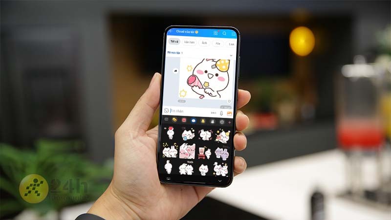 Hướng dẫn cách kích hoạt gift emoji trên điện thoại Android