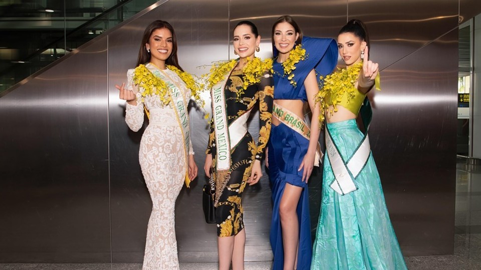 Miss Grand International 2023: Hình ảnh những thí sinh đầu tiên đặt chân đến Hà Nội