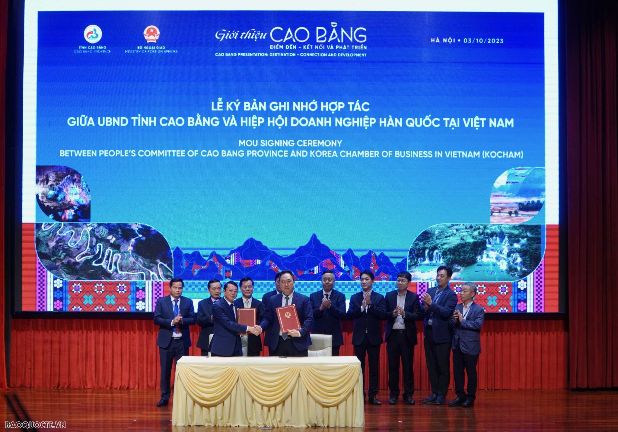 Conference promotes strength, potential of Cao Bang