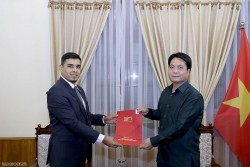 Cục Lễ tân Nhà nước tiếp nhận bản sao Thư ủy nhiệm bổ nhiệm Đại sứ Venezuela tại Việt Nam