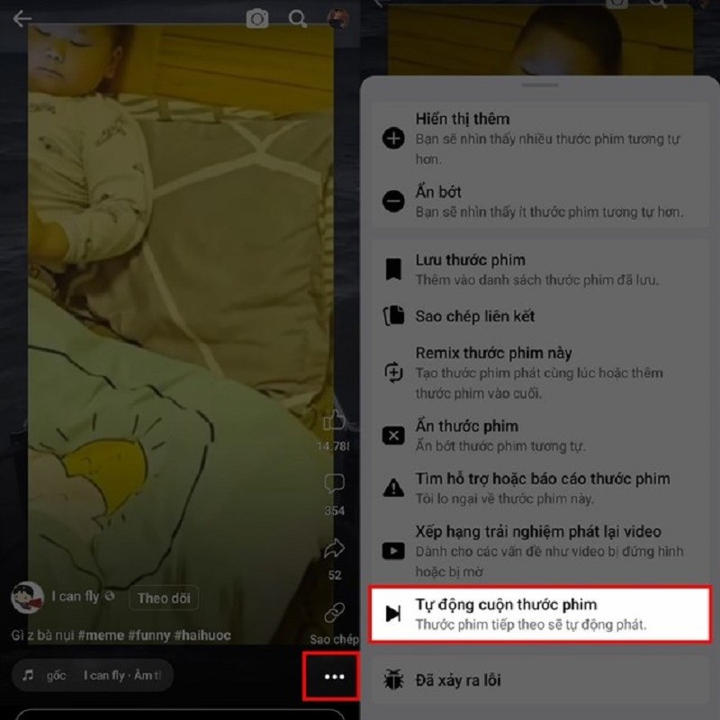 Xem Reels trên Facebook tự động, không cần chạm tay trên màn hình