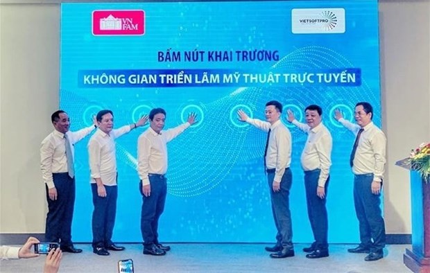 First virtual art exhibition space launched in Vietnam | Culture - Sports  | Vietnam+ (VietnamPlus)