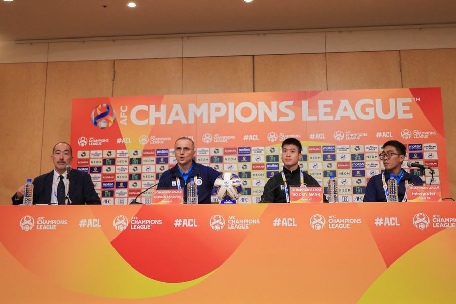 Hà Nội FC thi đấu AFC Champions League: Trung vệ Duy Mạnh khẳng định quyết tâm cao trước Urawa Red Diamonds