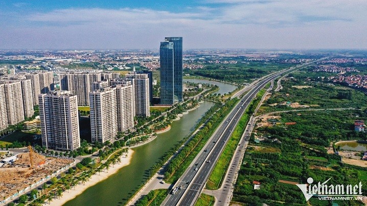 Từ hơn 20 năm trở lại đây, huyện Gia Lâm có tốc độ đô thị hóa nhanh. (Nguồn: Vietnamnet)