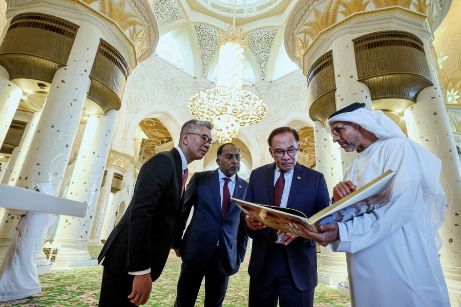 Thủ tướng Malaysia Anwar Ibrahim thăm UAE. (Nguồn: Bernama)