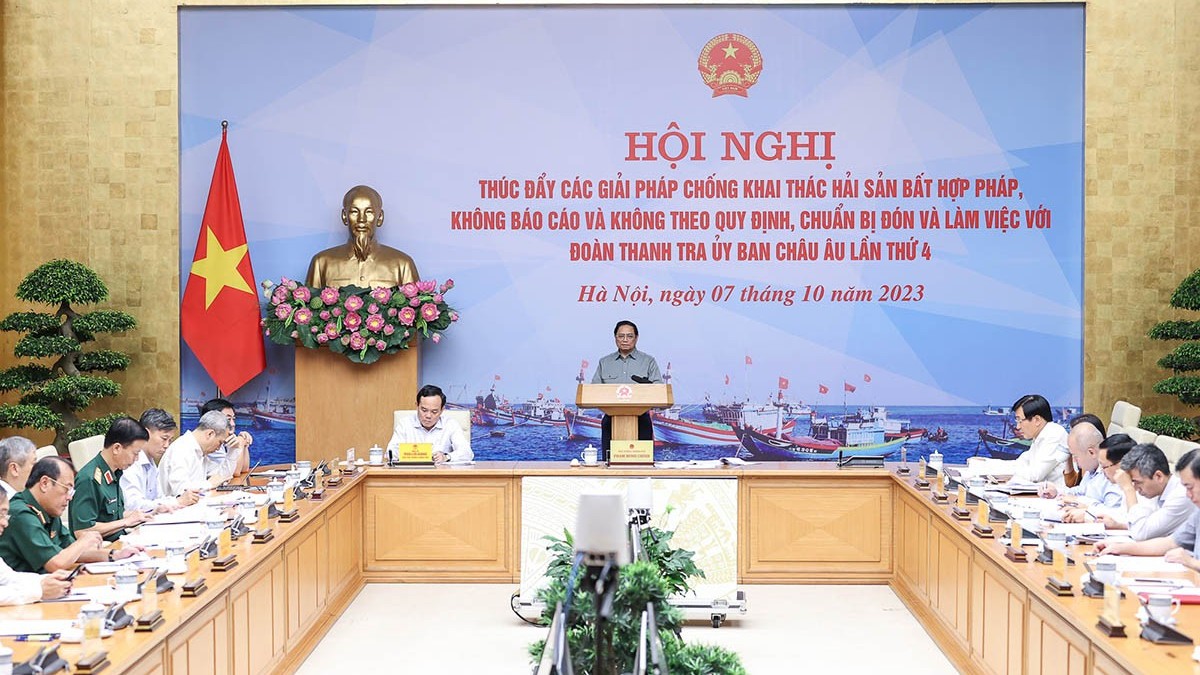 Thủ tướng Phạm Minh Chính: Thúc đẩy giải pháp chống khai thác hải sản IUU vì lợi ích của đất nước và người dân