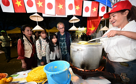 Lễ hội Phở Việt Nam để lại ấn tượng đẹp với người dân Nhật Bản