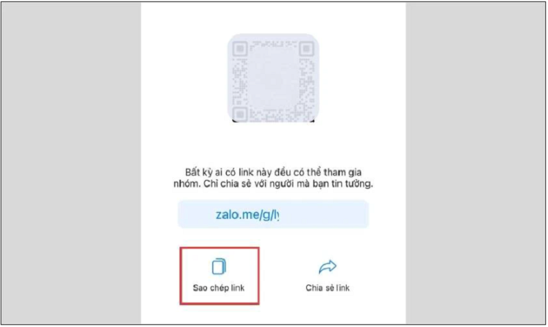 Lấy link Zalo cá nhân, nhóm chat nhanh chóng, dễ thực hiện