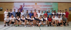 Hội thao kỷ niệm ngày Giải phóng Thủ đô tại Đại sứ quán Việt Nam ở Campuchia