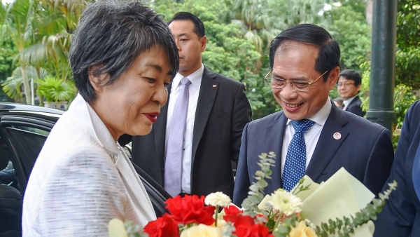 Vietnamese, Japanese Foreign Ministers hold talks in Hanoi