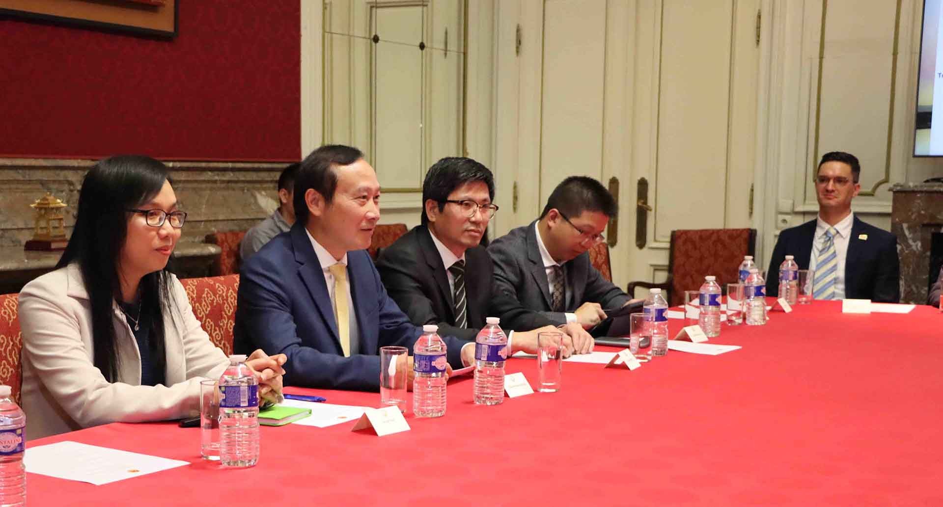 Đại sứ Nguyễn Văn Thảo phát biểu tại sự kiện.