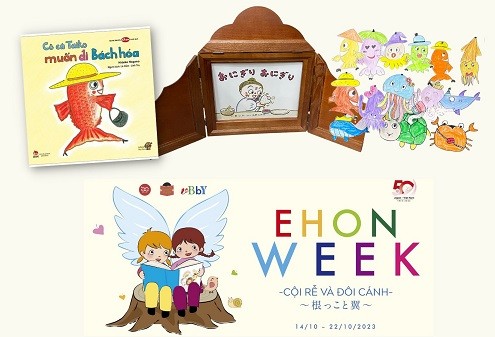 Phong phú chuỗi sự kiện 'Tuần sách kết nối – Ehon Week' tại Hà Nội