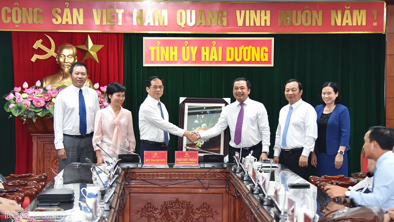 Bộ Ngoại giao và Hải Dương rà soát công tác phối hợp ngoại giao kinh tế phục vụ phát triển kinh tế xã hội