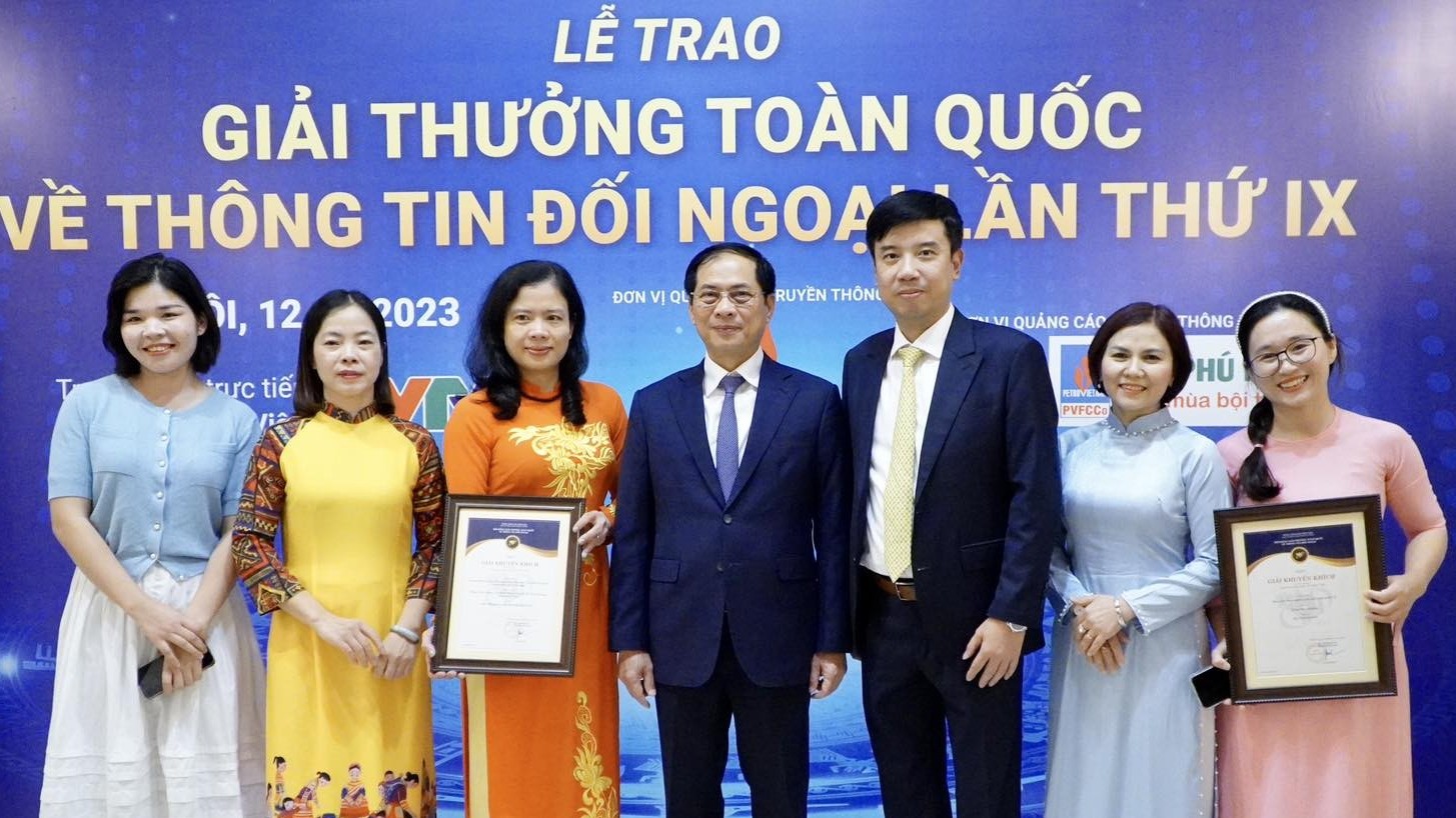 Báo Thế giới và Việt Nam giành 4 giải tại Giải thưởng toàn quốc về thông tin đối ngoại lần thứ IX