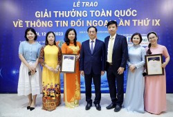 Báo Thế giới và Việt Nam giành 4 giải tại Giải thưởng toàn quốc về thông tin đối ngoại lần thứ IX