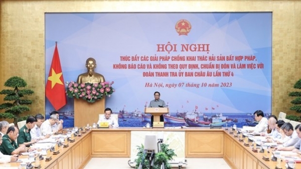 PM Pham Minh Chinh requests resolute actions against IUU fishing