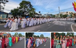 Cần Thơ: 5.000 phụ nữ tham gia Lễ hội áo bà ba và áo dài, xác lập kỷ lục Việt Nam