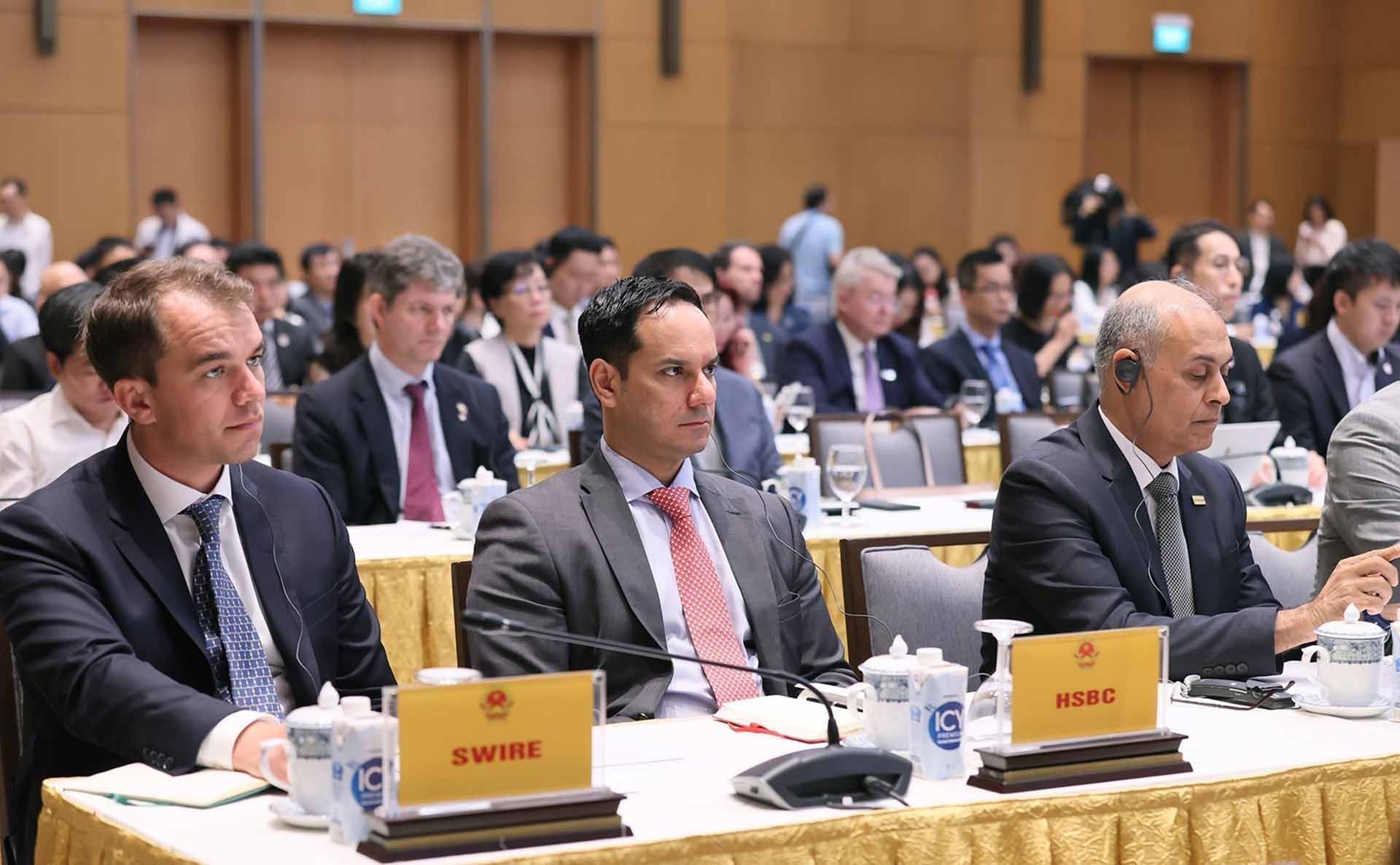 Các doanh nghiệp nước ngoài tham dự hội nghị. (Nguồn: TTXVN)