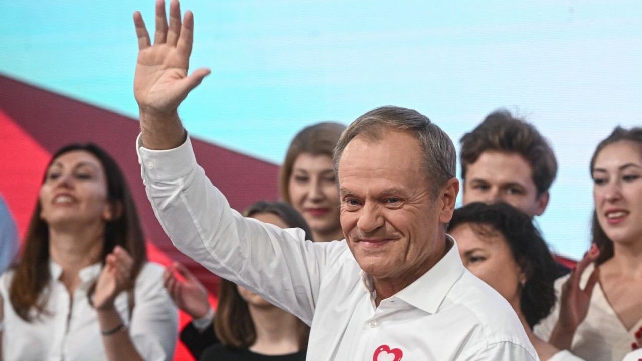 (10.17) Liên minh Dân sự do ông Donald Tusk (ảnh) dẫn đầu đứng trước cơ hội lớn để thành lập chính phủ mới tại Ba Lan. (Nguồn: Getty Images)
