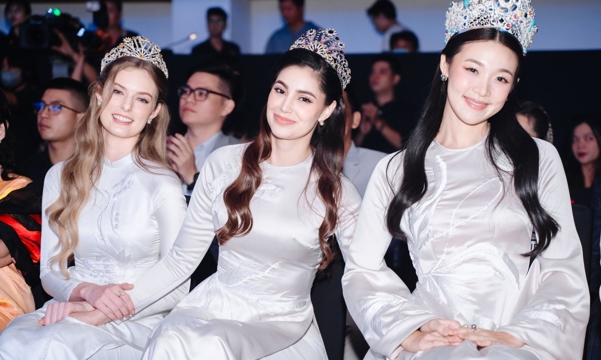 Hoa hậu Đỗ Thị Lan Anh nhận sash, đại diện nhan sắc Việt Nam dự thi Hoa hậu Trái đất 2023