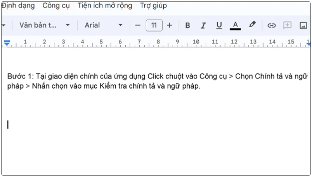 Kiểm tra chính tả bằng Google Docs đơn giản, hiệu quả