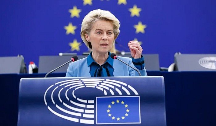 Chủ tịch Ủy ban châu Âu (EC) Ursula von der Leyen. (Nguồn: Reuters)