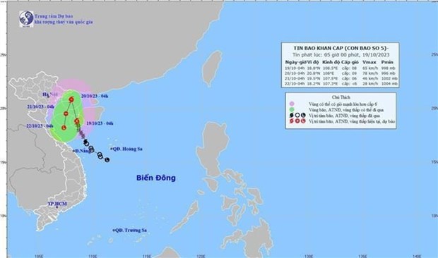 PM Pham Minh Chinh signed dispatch urging preparedness in response to tropical depression