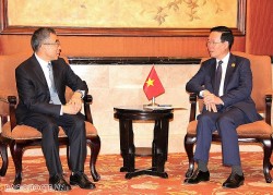 Chủ tịch nước mong muốn các doanh nghiệp Trung Quốc tiếp tục mở rộng đầu tư tại Việt Nam