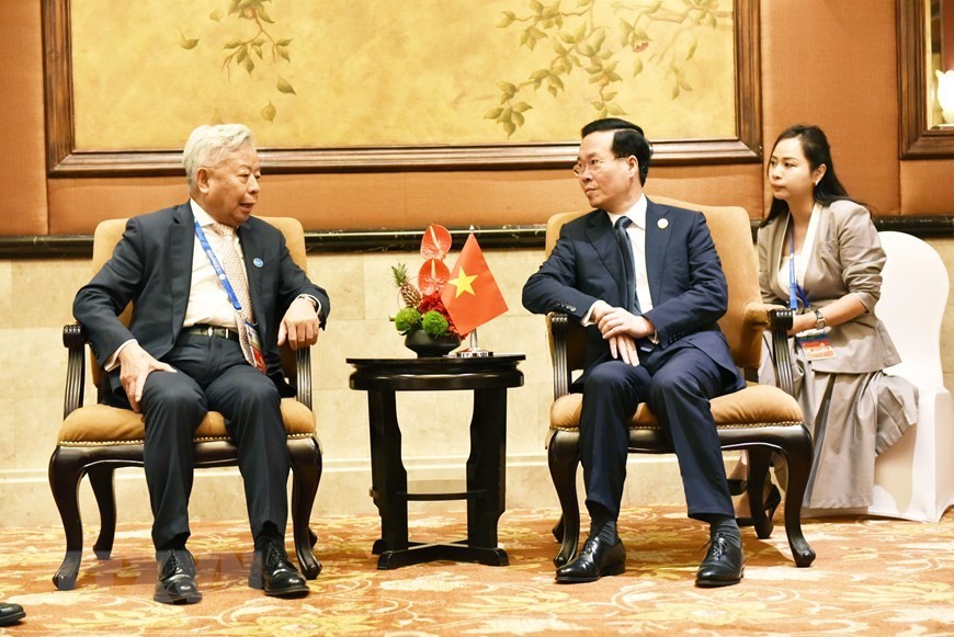 President Vo Van Thuong receives leader of Asian Infrastructure Investment Bank