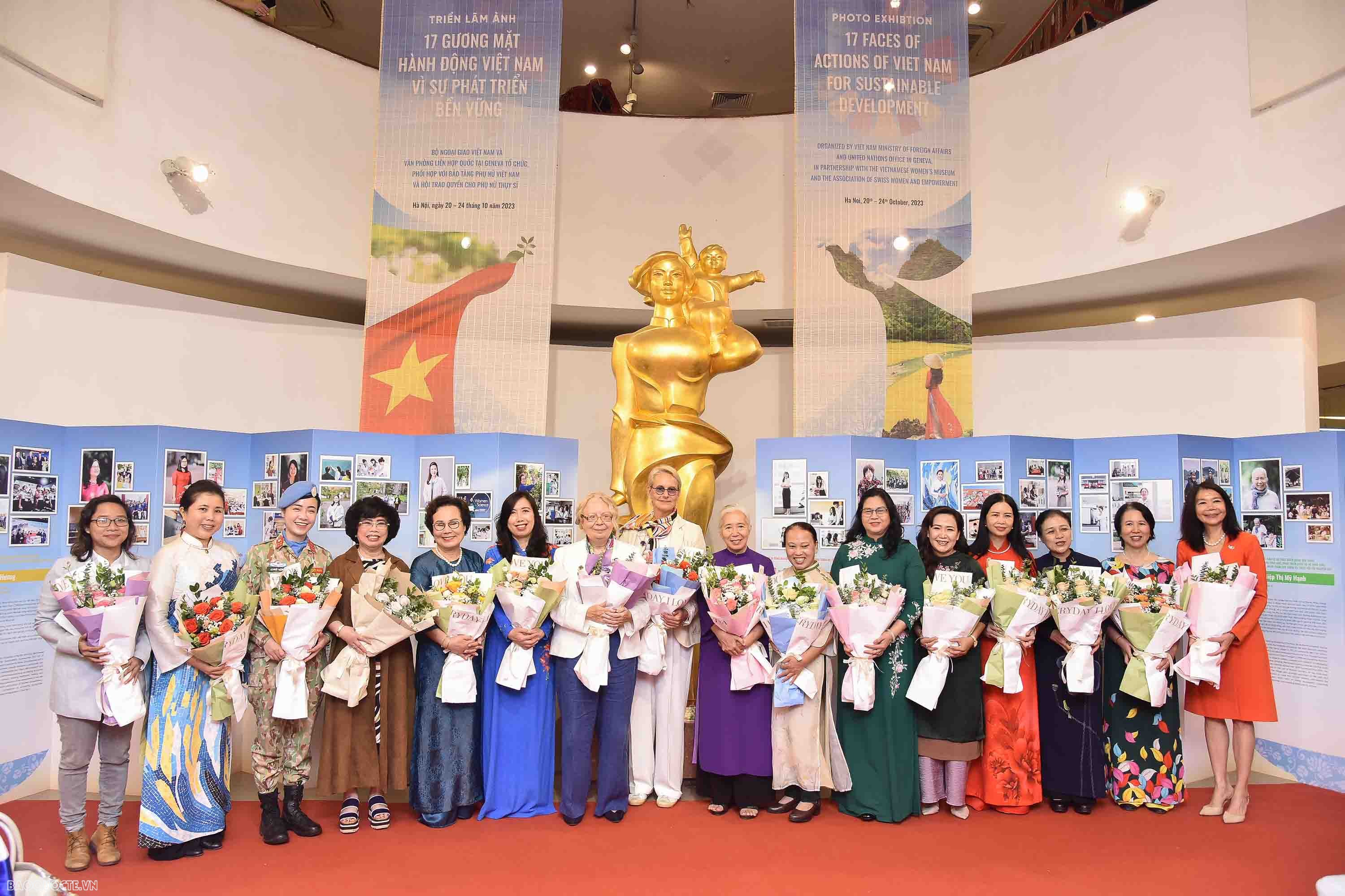 Khai mạc Triển lãm ảnh '17 gương mặt Hành động Việt Nam vì sự phát triển bền vững' Việt Nam - xuyên suốt tinh thần ‘hành động’ vì sự phát triển bền vững