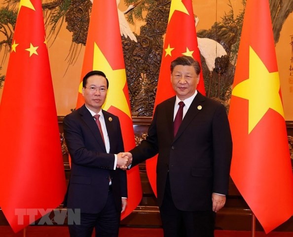 President Vo Van Thuong concludes China trip for Belt and Road Forum