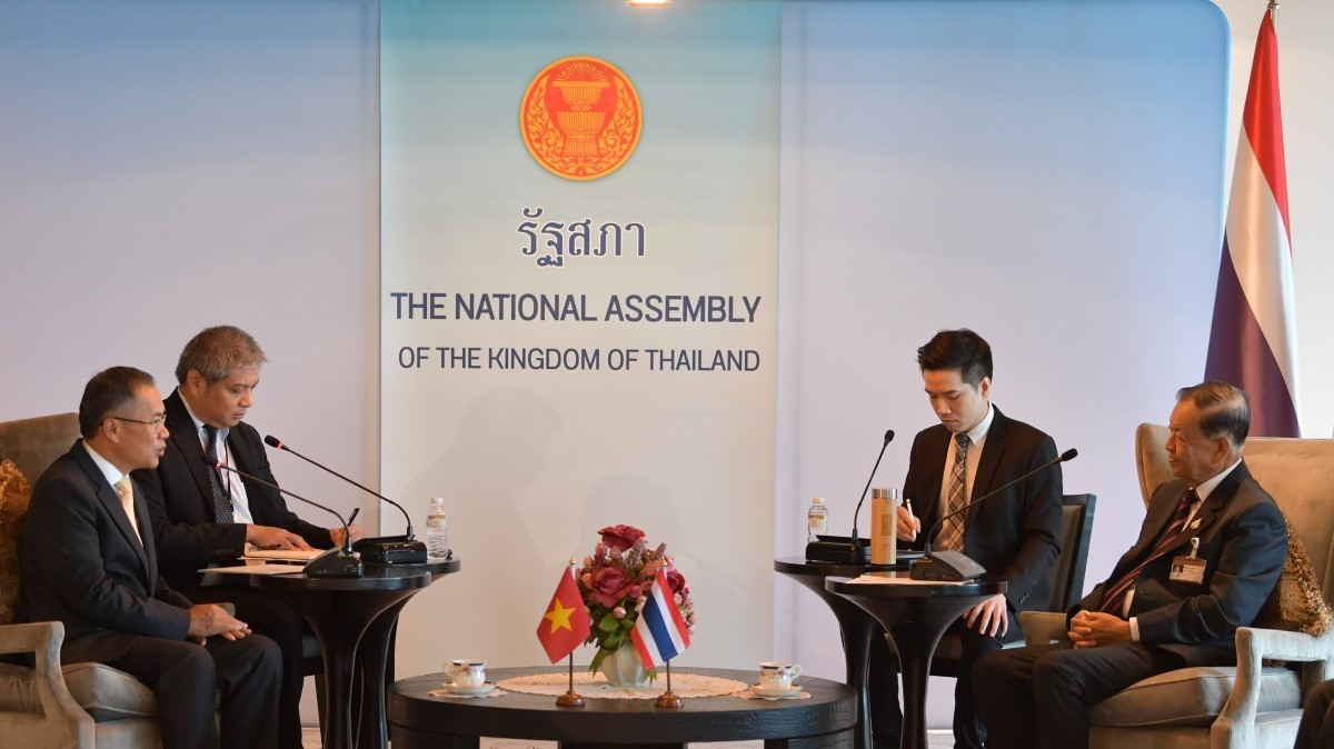Tiếp tục phối hợp chặt chẽ trong các hoạt động lập pháp với Thái Lan