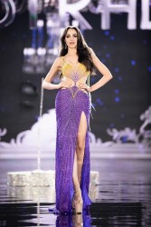 Hoa hậu hơn 10 nước chọn đầm NTK Nguyễn Minh Tuấn tại bán kết cuộc thi Hoa hậu Hòa bình quốc tế 2023