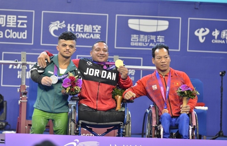 Asian Para Games 2023: Đô cử Lê Văn Công giành Huy chương đồng cho đoàn thể thao người khuyết tật Việt Nam