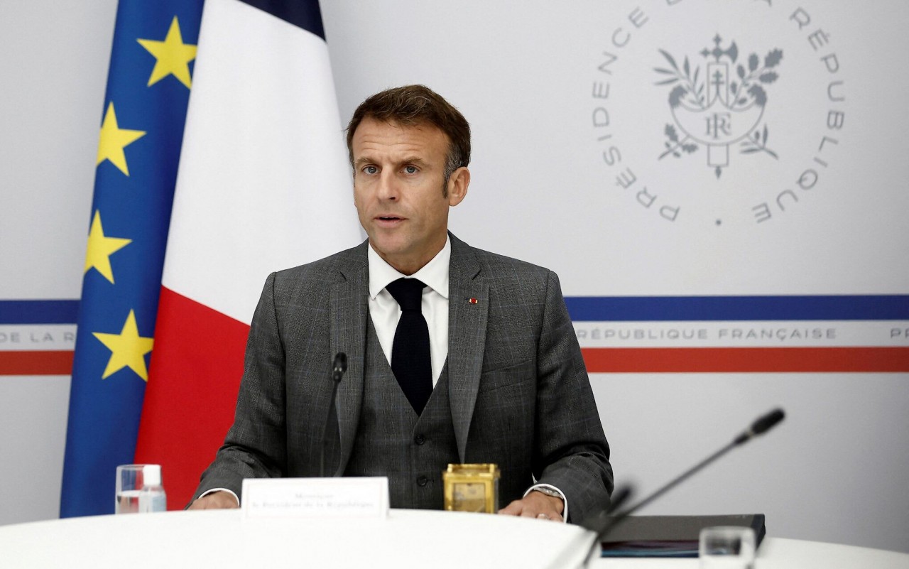 Tổng thống Pháp Emmanuel Macron. (Nguồn: AFP)