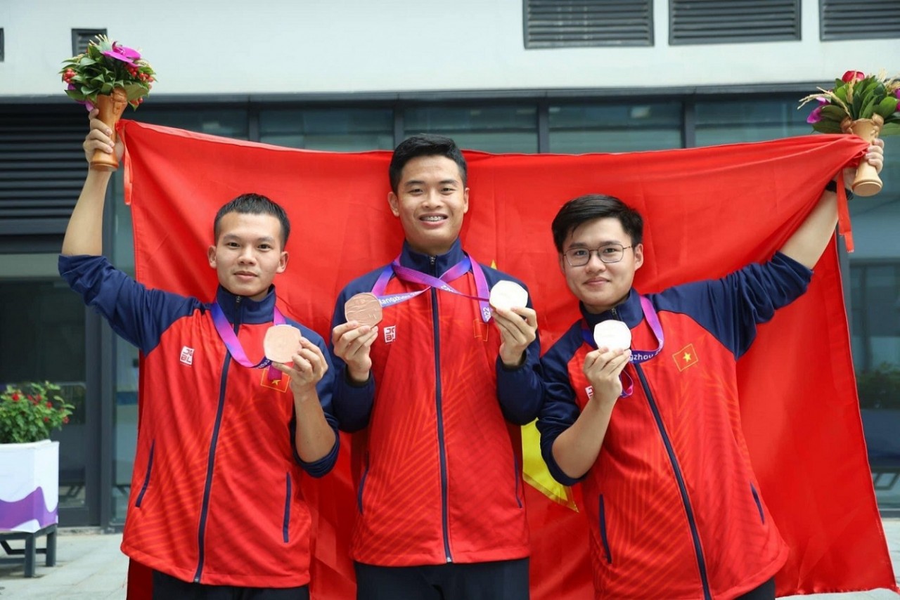 Giải vô địch bắn súng châu Á 2023: Đoàn Việt Nam giành hai Huy chương đồng