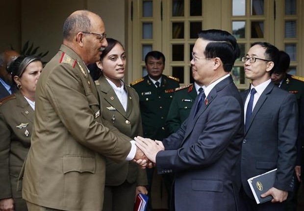 President Vo Van Thuong hosts Chief of General Staff of Cuban Revolutionary Armed Forces