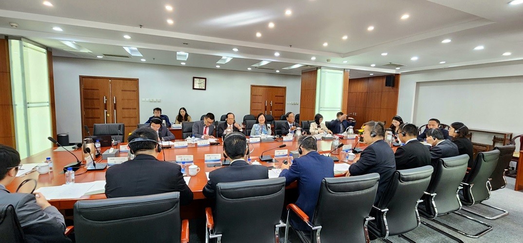 Đoàn Học viện Ngoại giao Đối thoại với CICIR